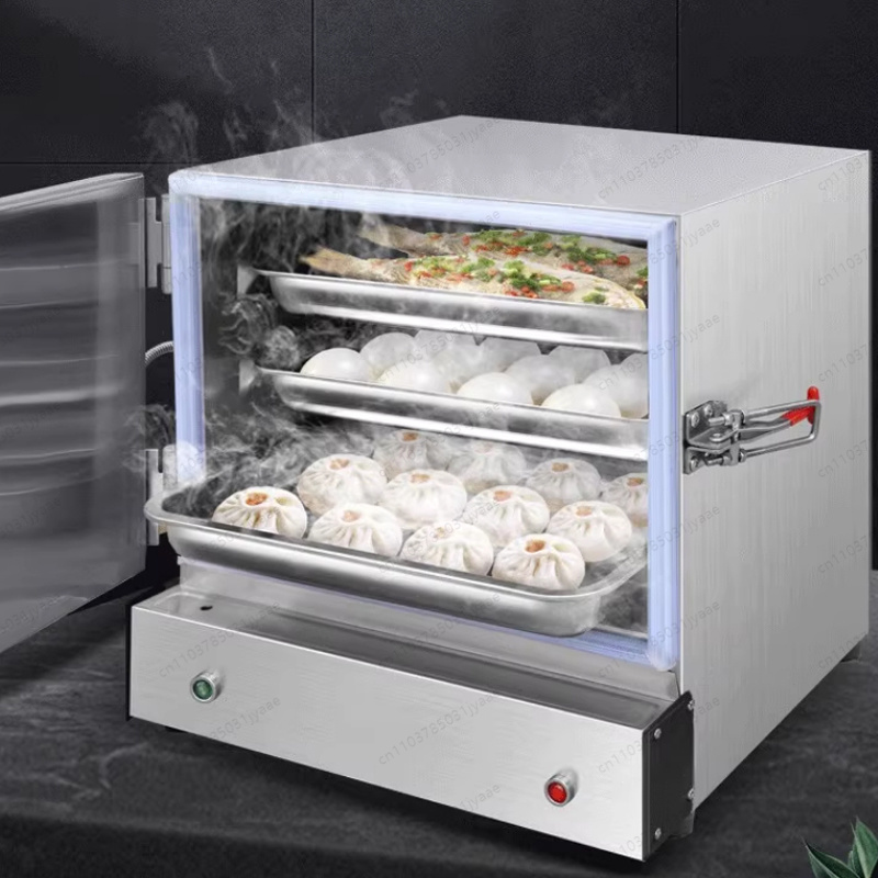Commercial Kitchen Steamer - Elektryczny parowar ze stali nierdzewnej, komercyjny