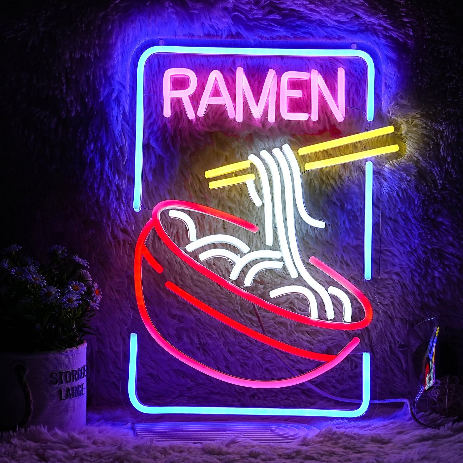 Commercial Kitchen Japanese - Neonowy znak LED w kształcie misy