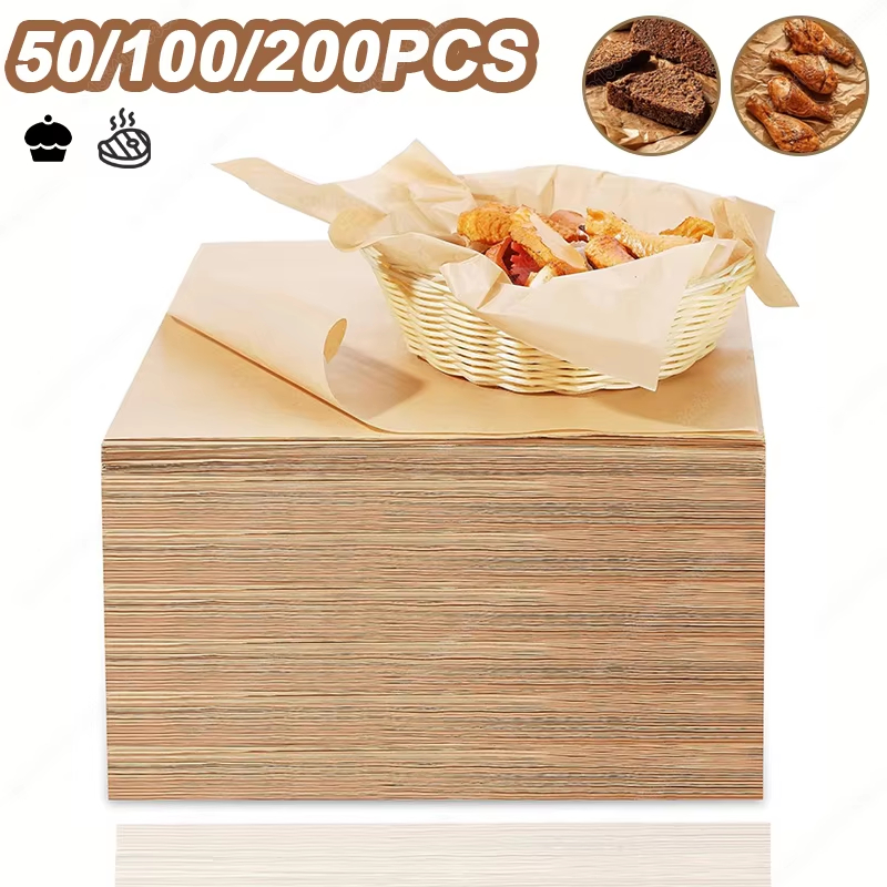 Commercial Kitchen Pans - 50/100/200 szt. Papier do pieczenia pergaminowy