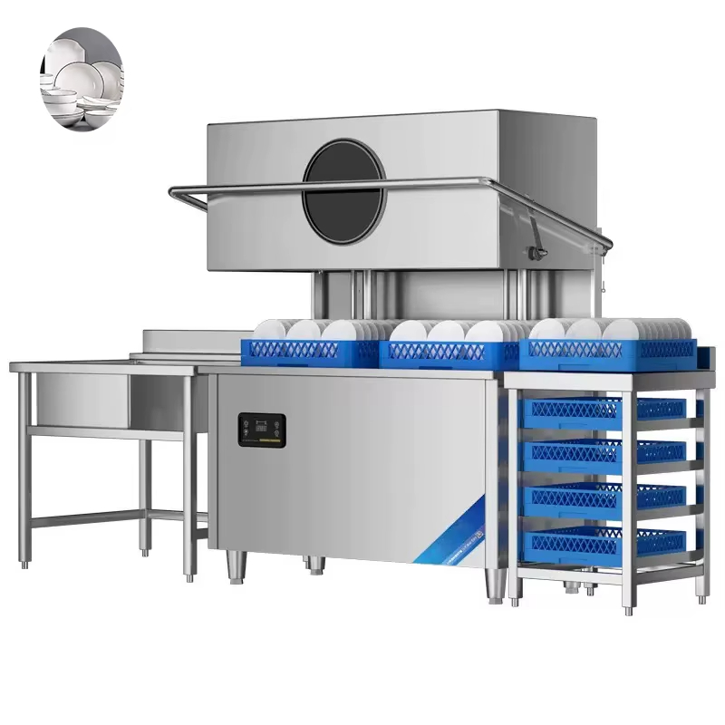 Commercial Kitchen Hood - Profesjonalna szybka myjka cyrkulacyjna z pokrywą,