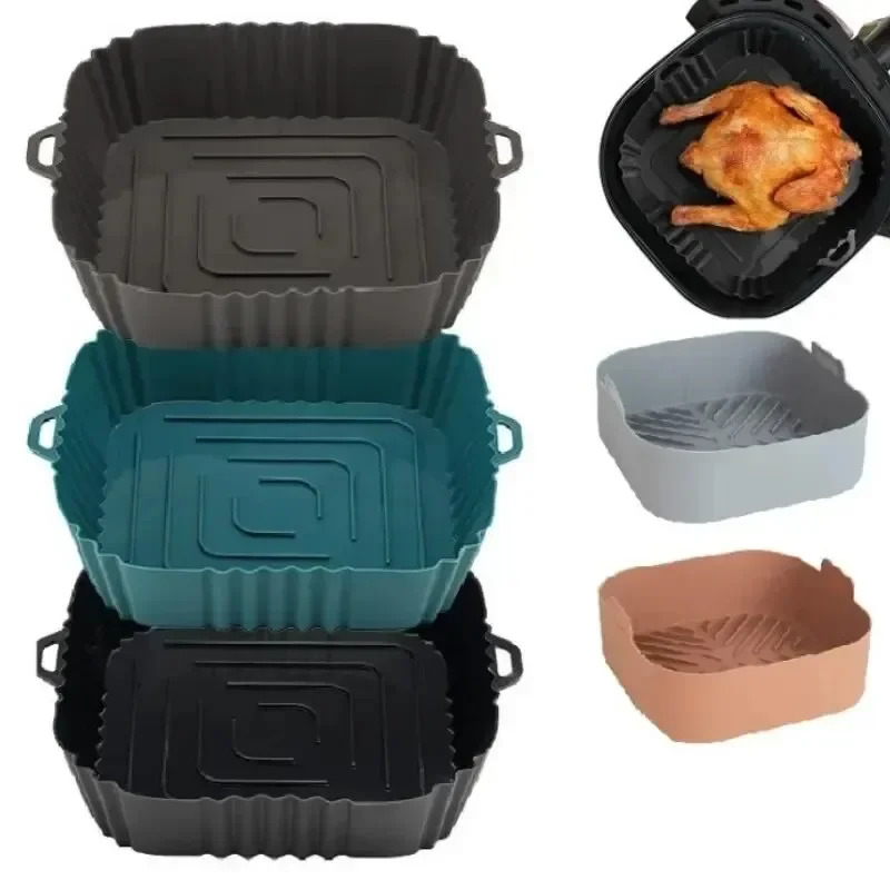 Commercial Kitchen Pans - 1 szt. Silikonowy koszyk do frytkownicy