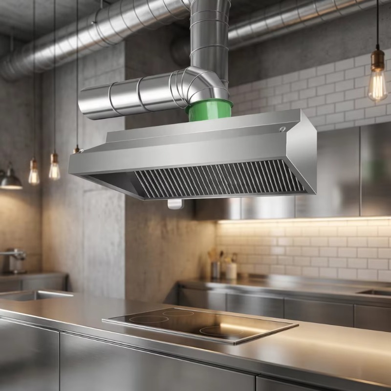 Commercial Kitchen Hood - Profesjonalna, konfigurowalna, ścienna okap kuchenny ze