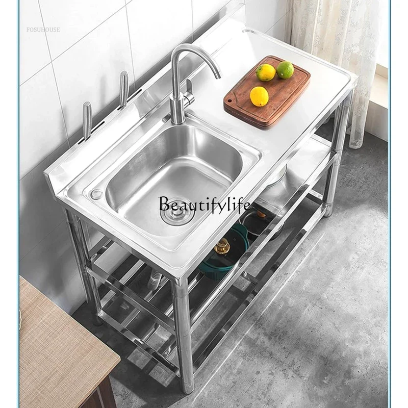 Commercial Kitchen Double Sink - Zagęszczone nowoczesne zlewozmywaki kuchenne do restauracji,