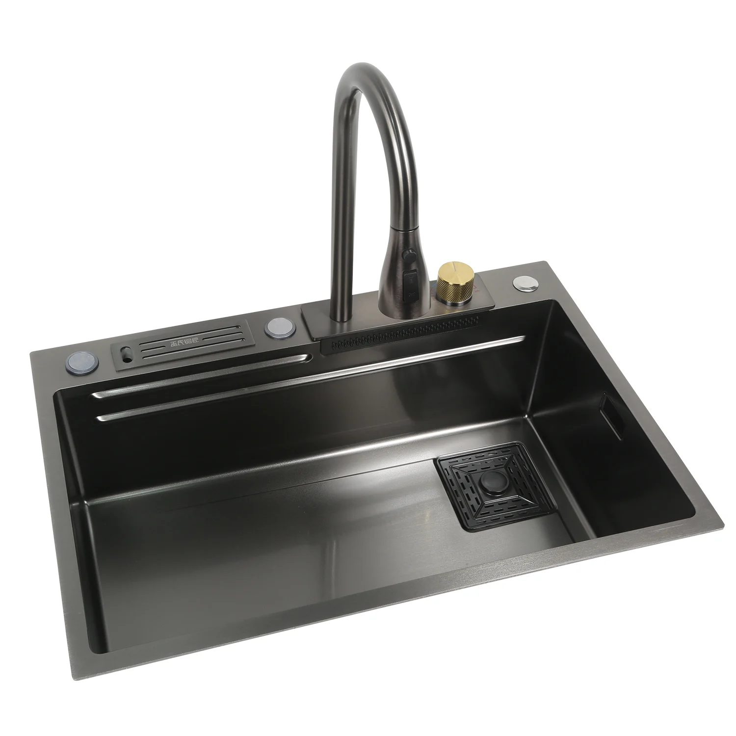 Commercial Kitchen Double Sink - Stojąca szafka kuchenna ze stali nierdzewnej