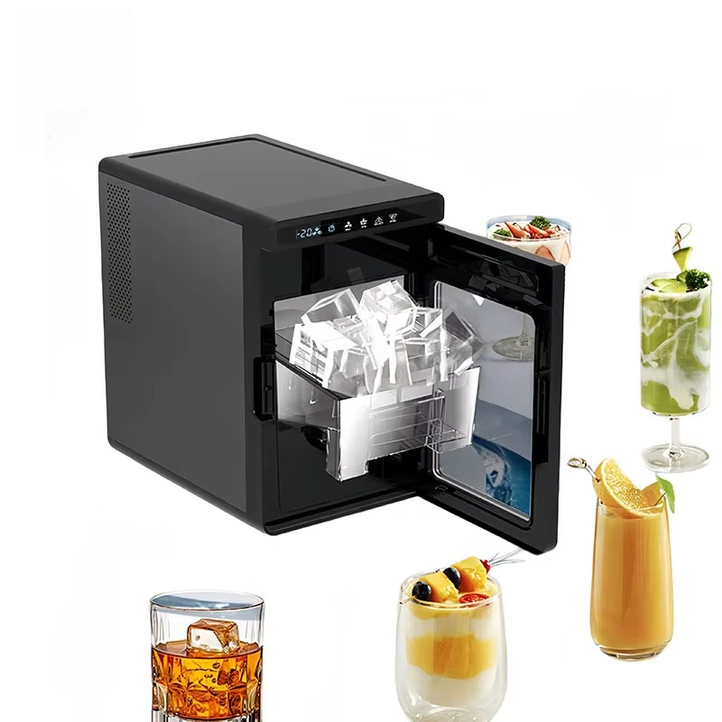 Commercial Kitchen Ice Machine - Maszyna do lodu 220V do domu,