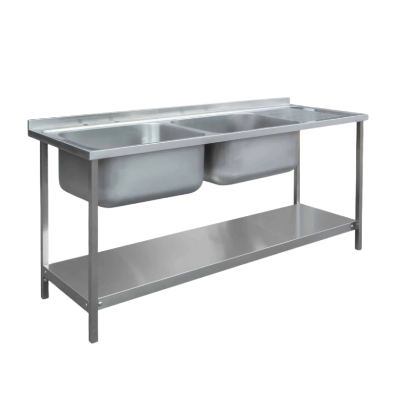 Zlewozmywak kuchenny komercyjn – Commercial Kitchen Double Sink recenzja i cena