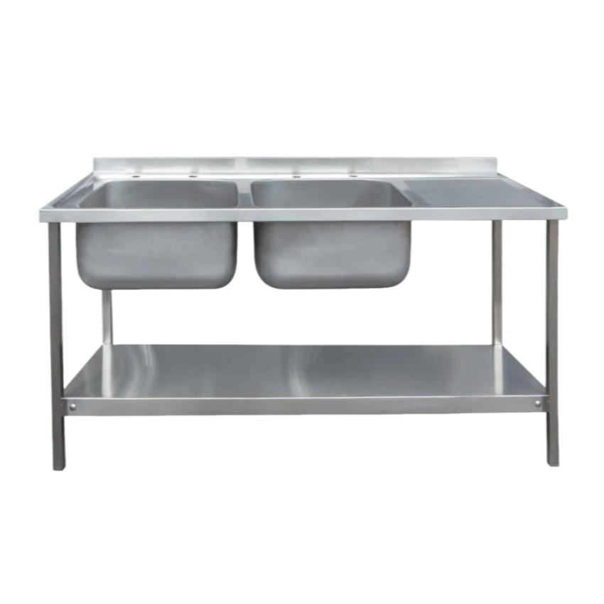 Zlewozmywak kuchenny komercyjn – Commercial Kitchen Double Sink recenzja i cena