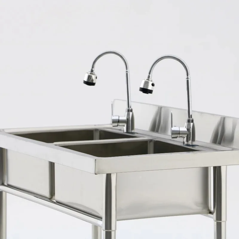 Profesjonalne wyposażenie kuch – Commercial Kitchen Double Sink recenzja i cena