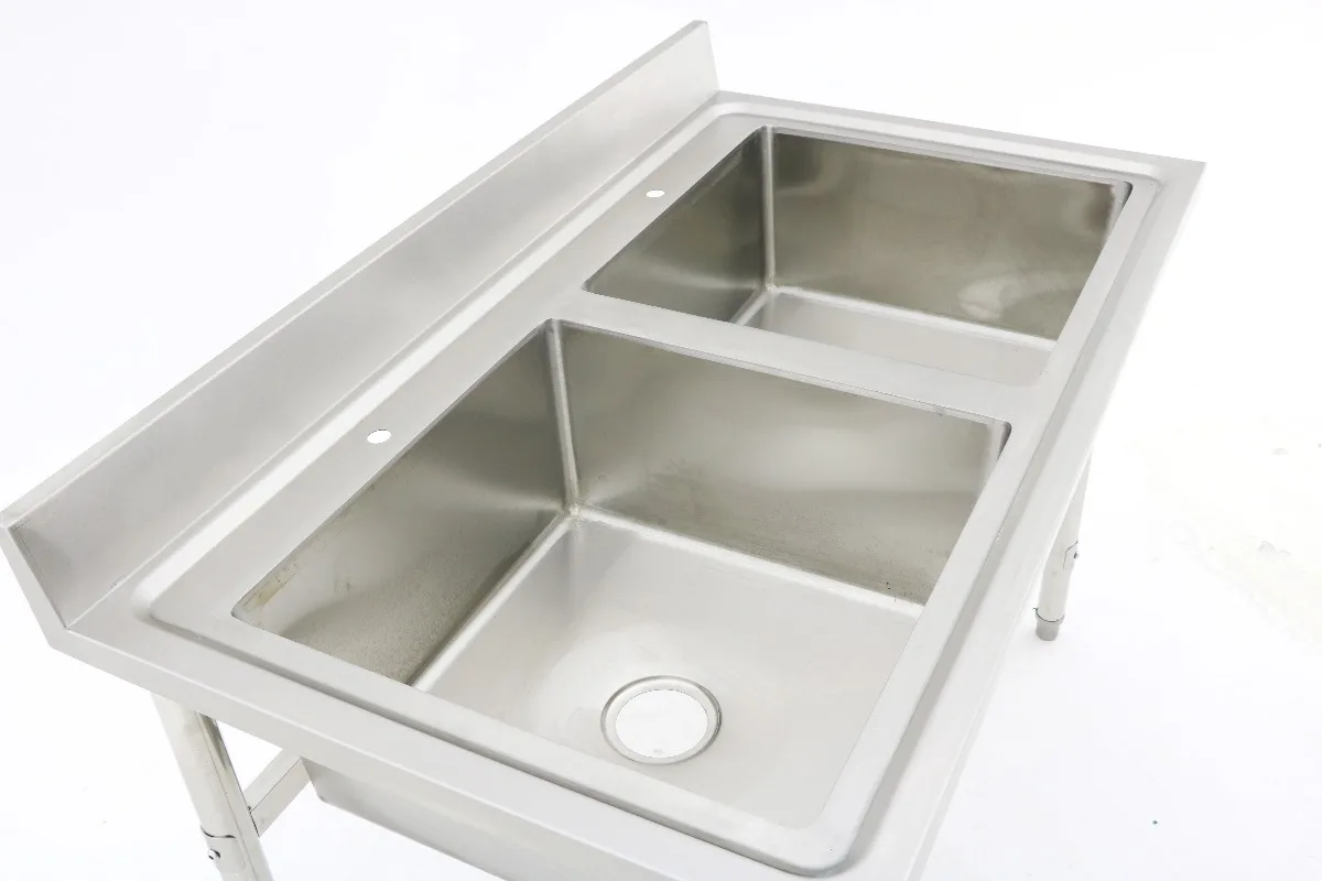 Profesjonalne wyposażenie kuch – Commercial Kitchen Double Sink recenzja i cena