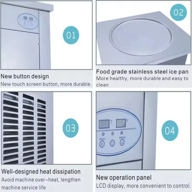 Automatyczna frytownica do lod – Commercial Kitchen Ice Machine recenzja i cena