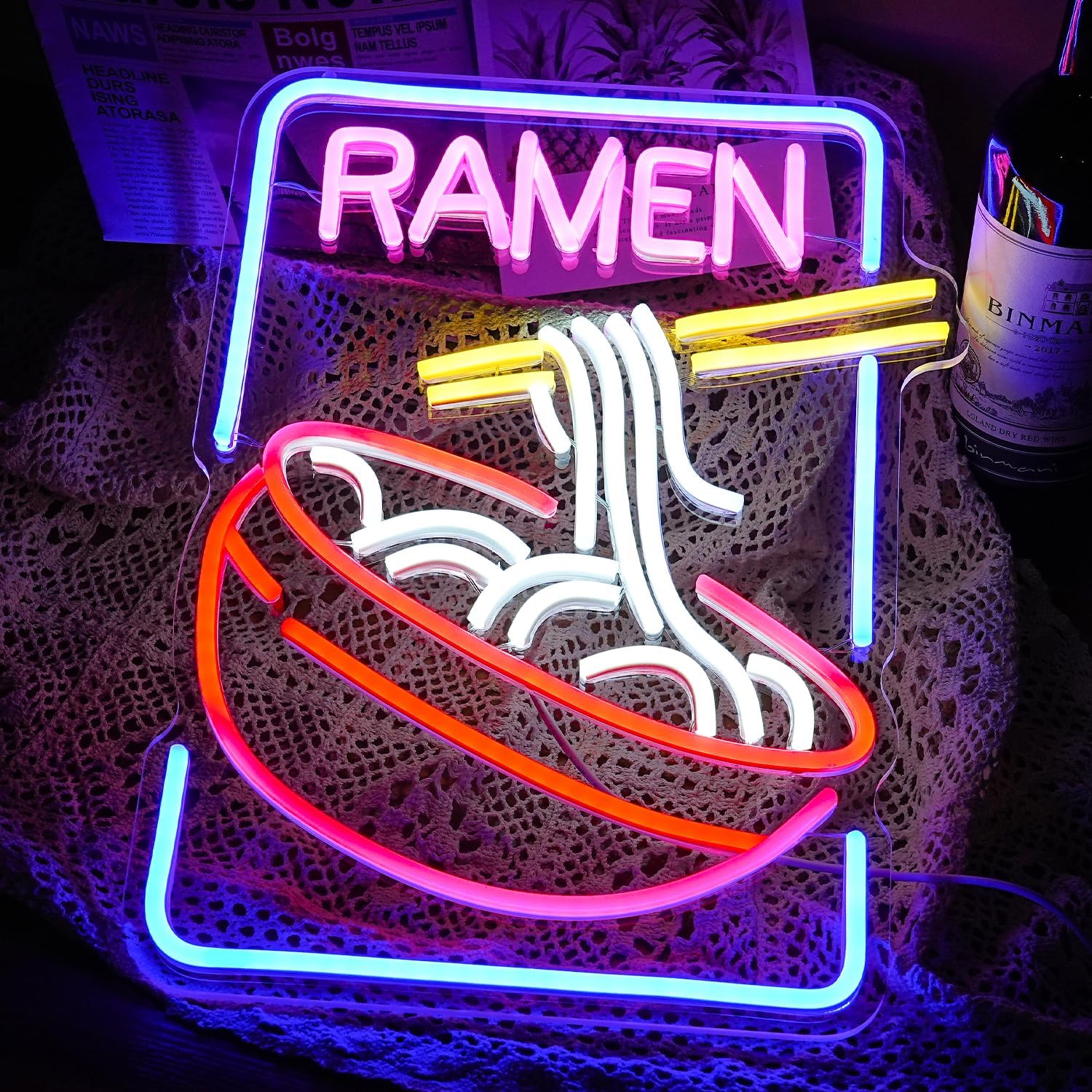 Neonowy znak LED w kształcie m – Commercial Kitchen Japanese recenzja i cena
