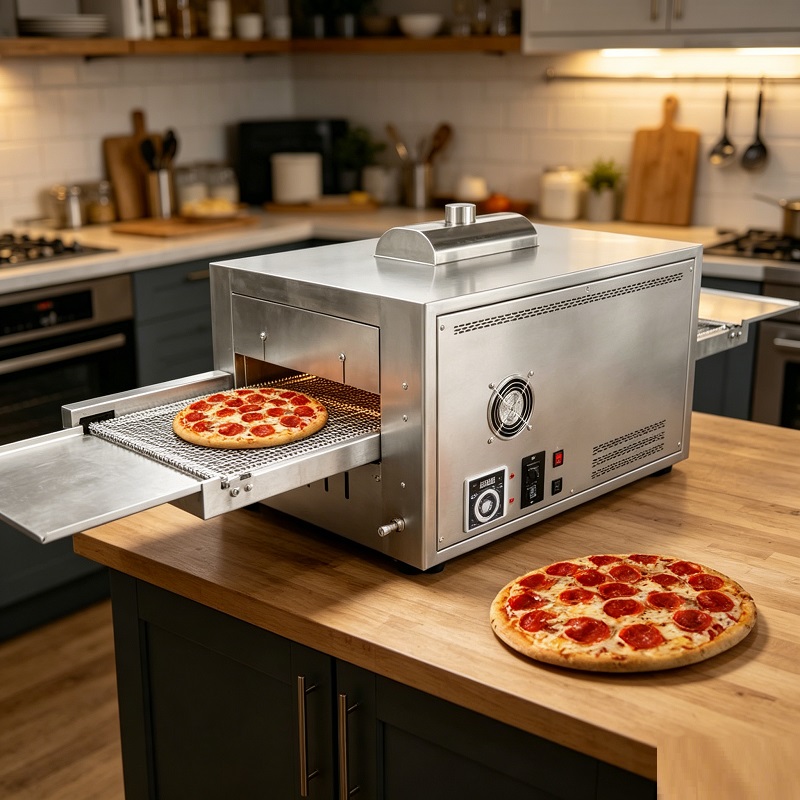 Komercyjny piec gazowy do pizz – Pizza Conveyor Oven recenzja i cena