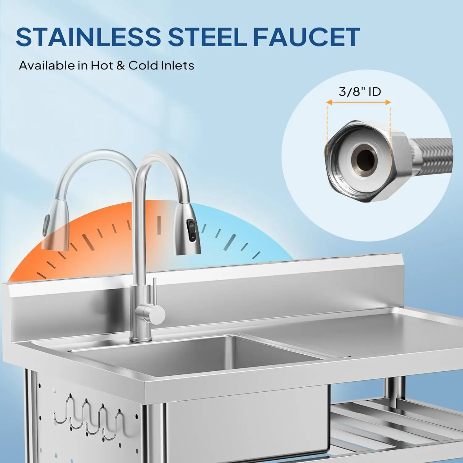 Zlewozmywak ze stali nierdzewn – Commercial Kitchen Double Sink recenzja i cena
