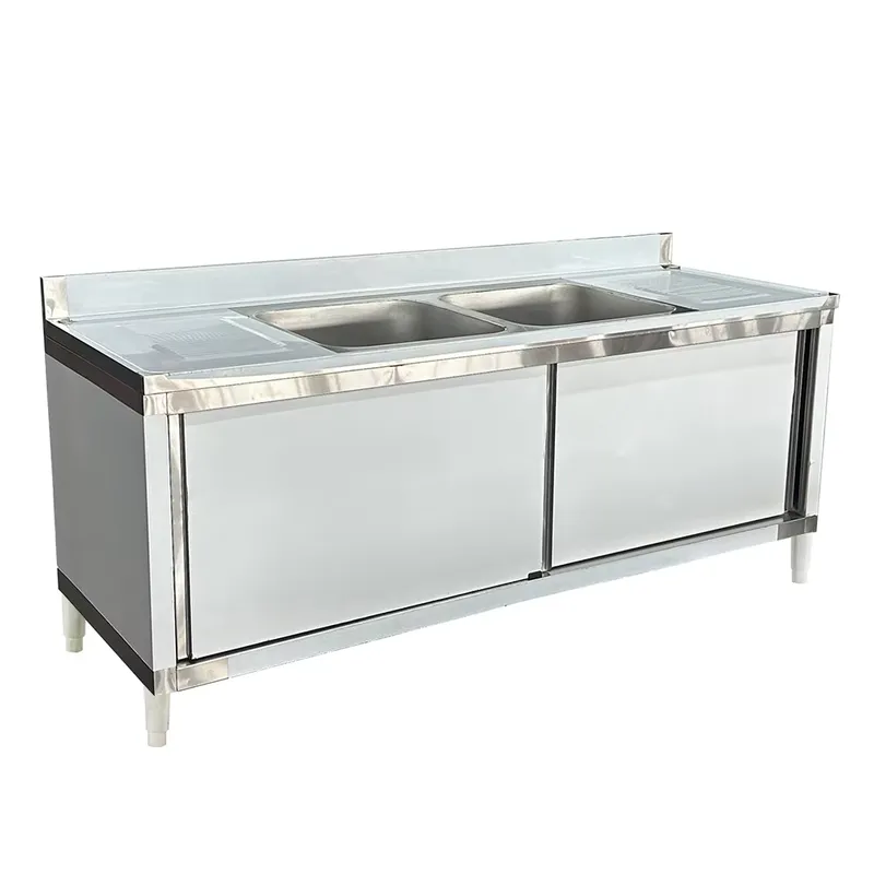 Zlewozmywak ze stali nierdzewn – Commercial Kitchen Double Sink recenzja i cena