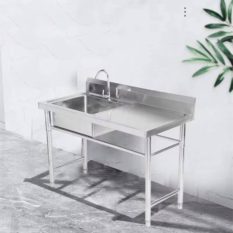 Zlewozmywak komercyjny ze stal – Commercial Kitchen Double Sink recenzja i cena