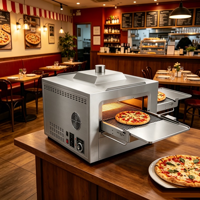 Wielofunkcyjny, zasilany energ – Pizza Conveyor Oven recenzja i cena