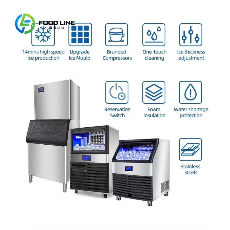 Profesjonalna maszyna do lodu  – Commercial Kitchen Ice Machine recenzja i cena