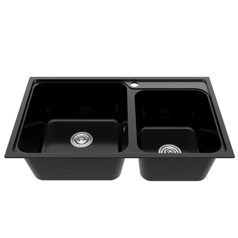 Dwukomorowa zlewozmywak z żywi – Commercial Kitchen Double Sink recenzja i cena
