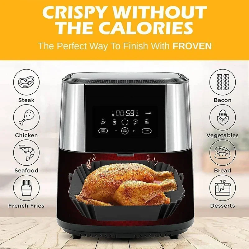 1 szt. Silikonowy koszyk do fr – Commercial Kitchen Pans recenzja i cena