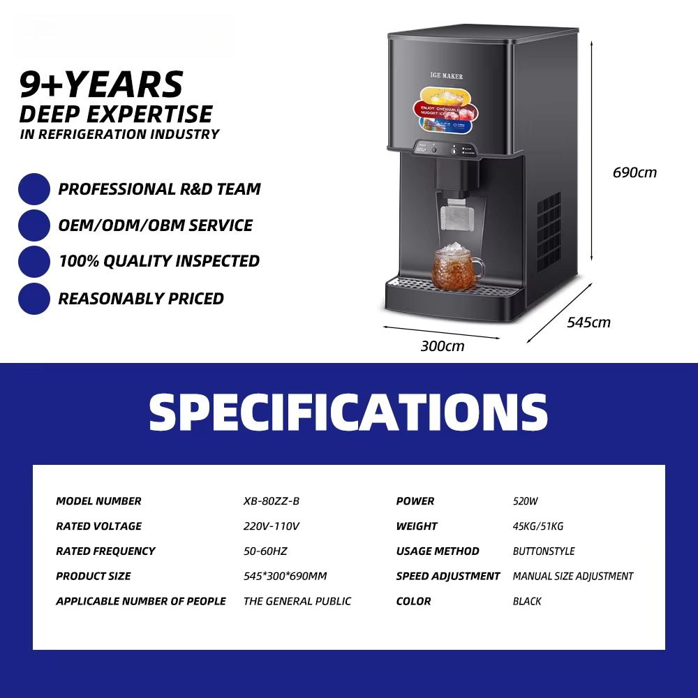 Nowa innowacyjna, kompaktowa m – Commercial Kitchen Ice Machine recenzja i cena