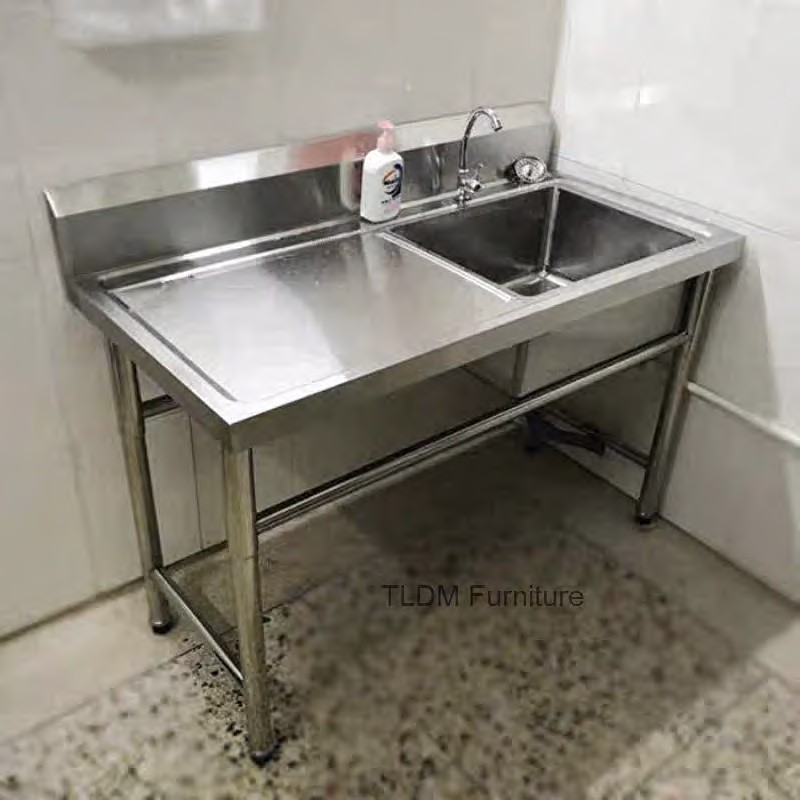 Zlewy kuchenne zewnętrzne ze s – Commercial Kitchen Double Sink recenzja i cena