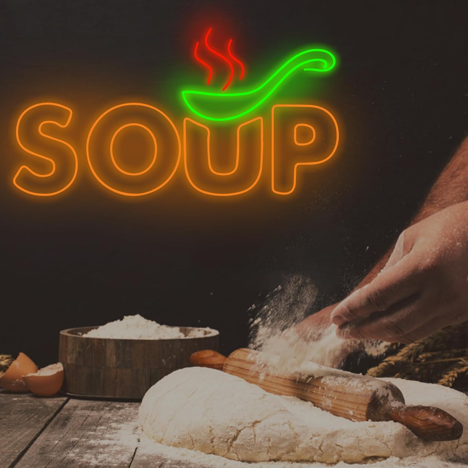 Neonowy napis z zupą, zasilany – Commercial Kitchen Japanese recenzja i cena