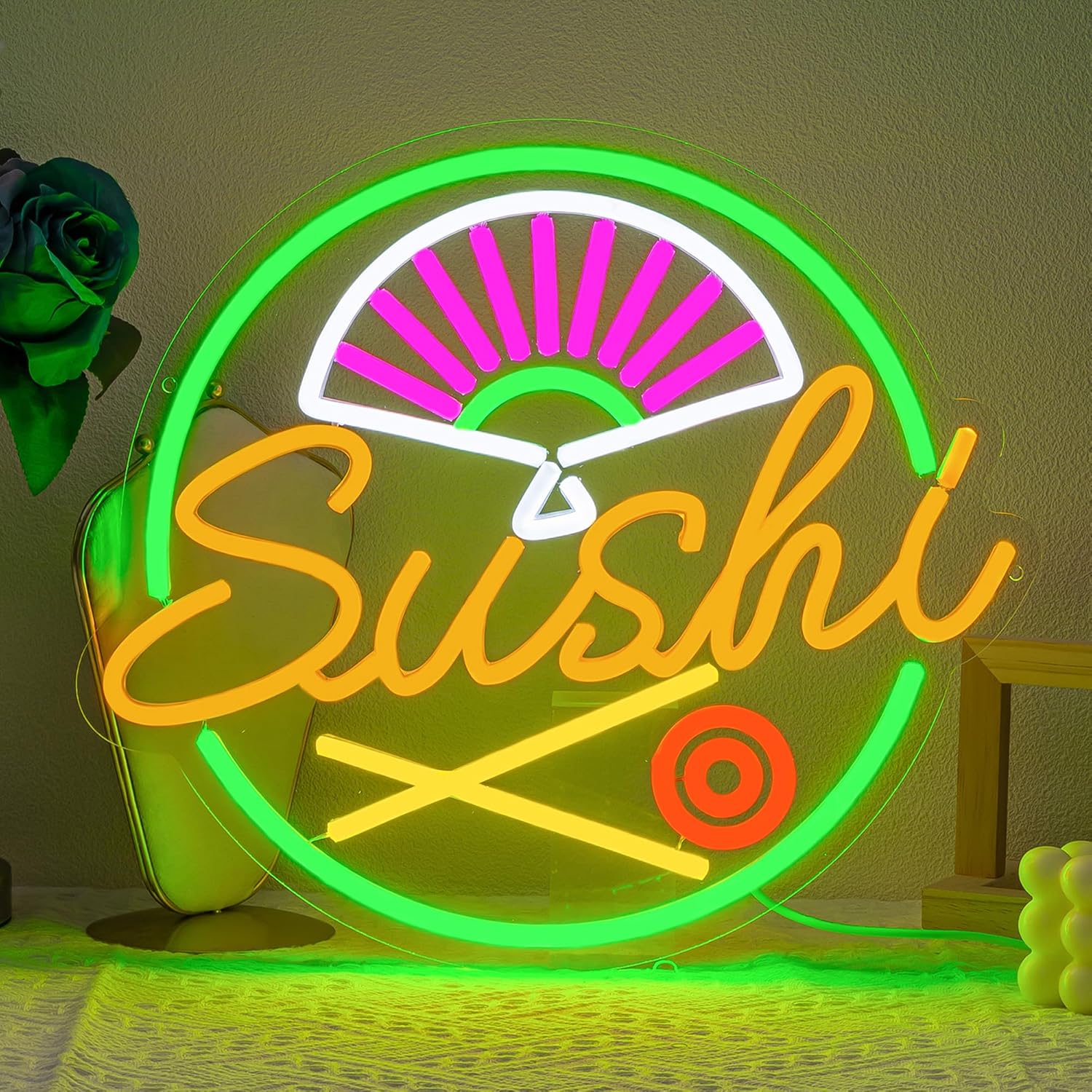 Neon Sushi do dekoracji ścian  – Commercial Kitchen Japanese recenzja i cena