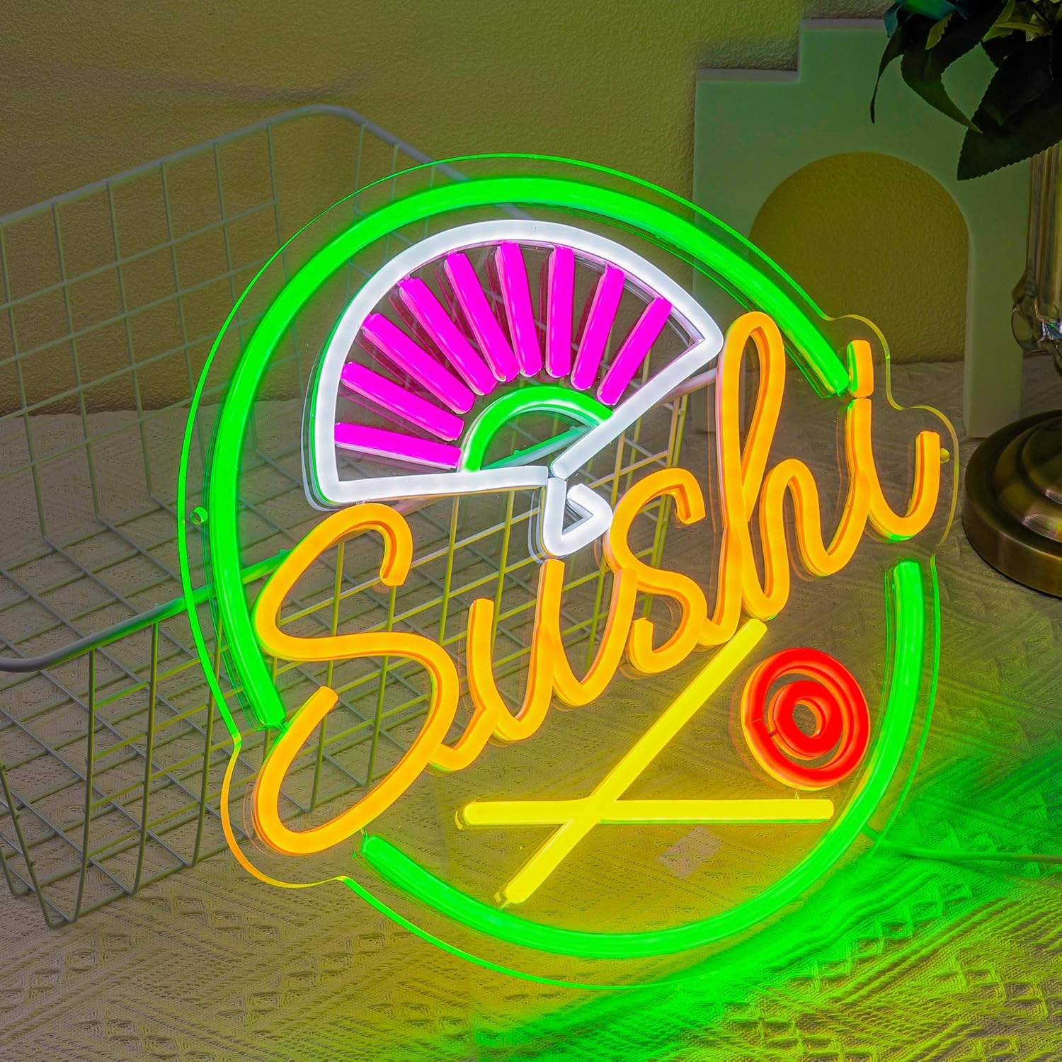 Neon Sushi do dekoracji ścian  – Commercial Kitchen Japanese recenzja i cena