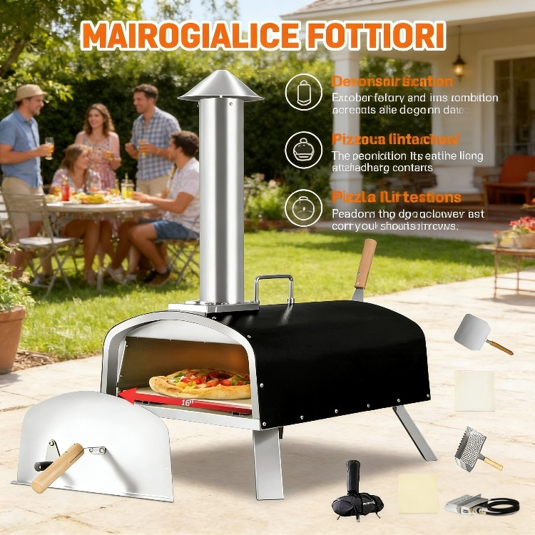 Piec do pizzy na zewnątrz 16 c – Pizza Conveyor Oven recenzja i cena