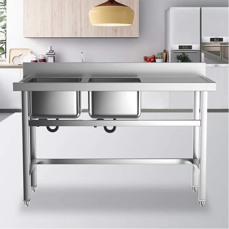 Profesjonalny sprzęt kuchenny  – Commercial Kitchen Double Sink recenzja i cena
