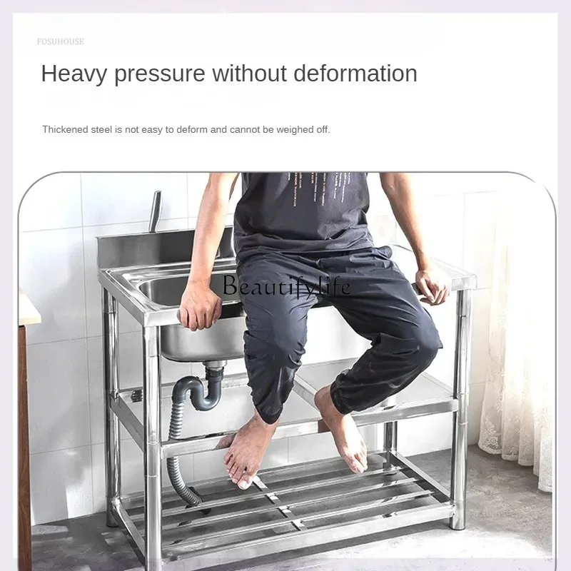 Zagęszczone nowoczesne zlewozm – Commercial Kitchen Double Sink recenzja i cena
