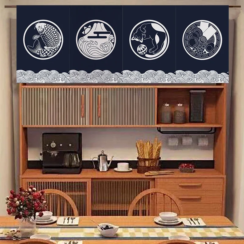 Japońska krótka zasłona dekora – Commercial Kitchen Japanese recenzja i cena