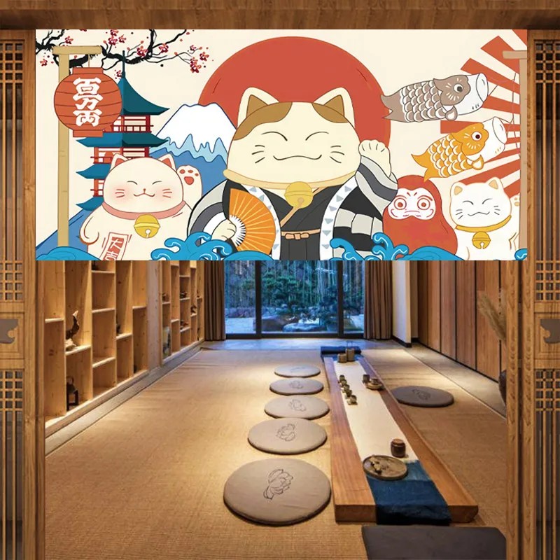 VIKAMA Japońska Zasłona Noren  – Commercial Kitchen Japanese recenzja i cena