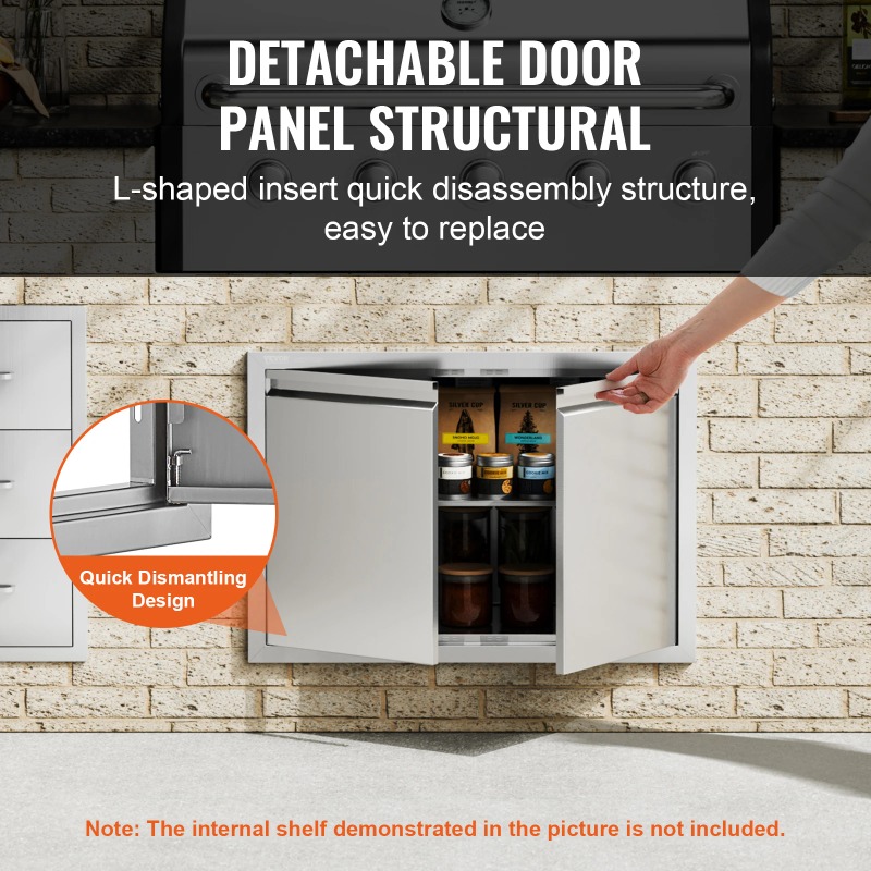 Drzwiczki do grilla ze stali n – Commercial Kitchen Wall Panel recenzja i cena